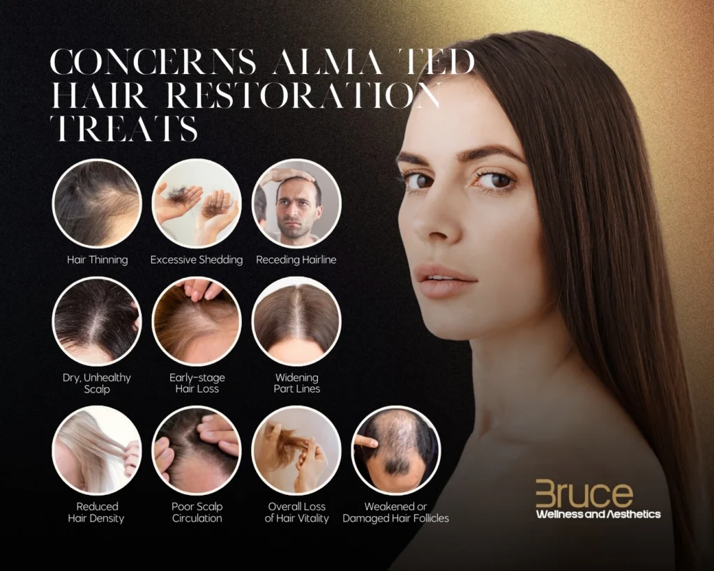 Concerns Alma TED Hair Restoration Treats